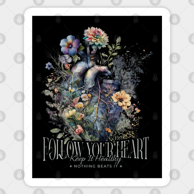 Heart Health Pun Sticker by HolidayBug